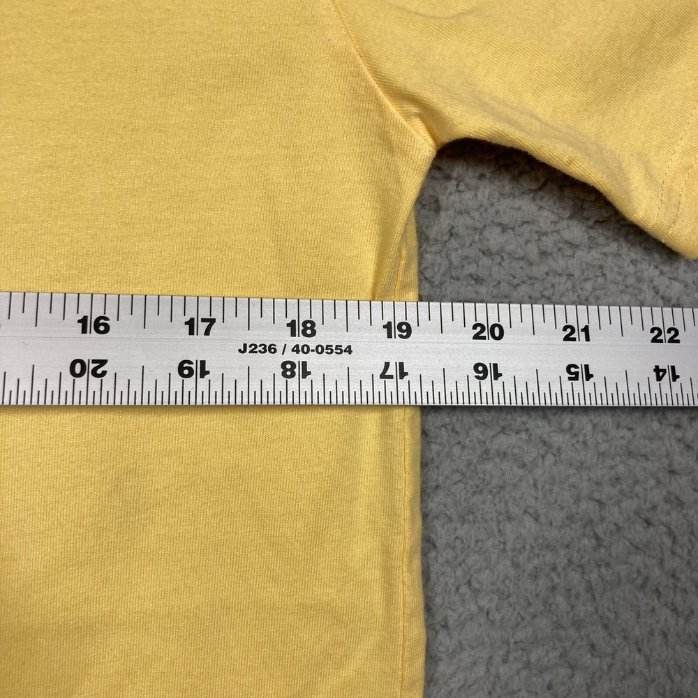 VTG Bobbie Brooks T Shirt Women's Medium Yellow Embroidered Top Grandma Core - Picture 7 of 16